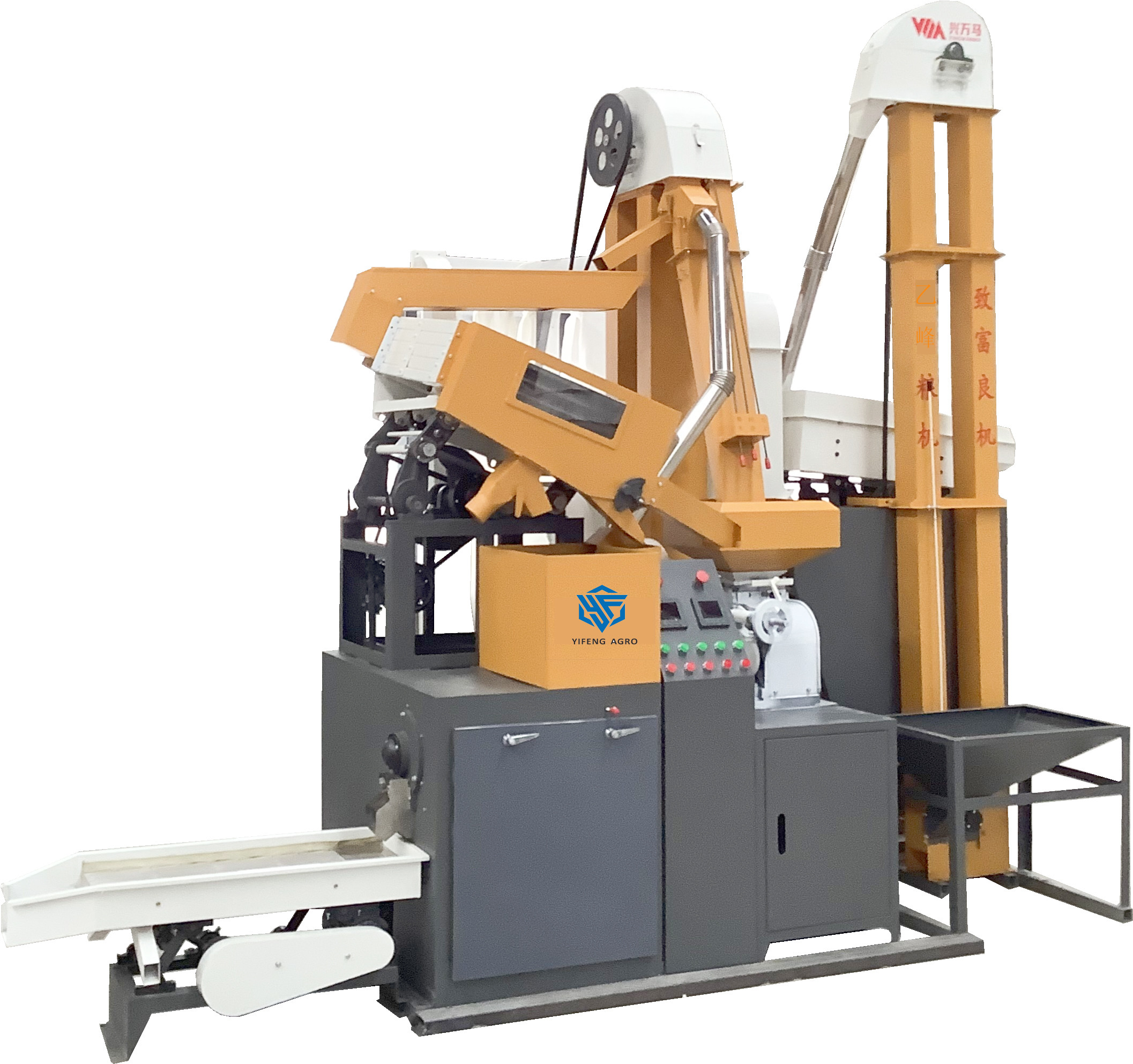 380V 3phase 20td a combiné la fraiseuse 1000kg/H de riz complet